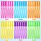 Bubble Wand, 36 Pcs Bubble Wands Bulk in 6 Colors, Bubble Party Favors for Kids, Summer Toys, Indoor Outdoor Activity, Themed Birthday, Wedding, for Girls & Boys